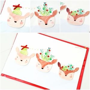 Reindeer Christmas Card